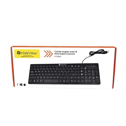 Intekview Wired Slim Keyboard V.2 English
