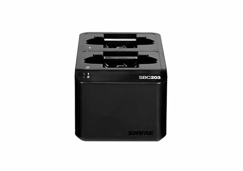 Shure SBC203-US Dual Docking Station for SLX-D Transmitters and SB903 Battery Dual Docking Charger
