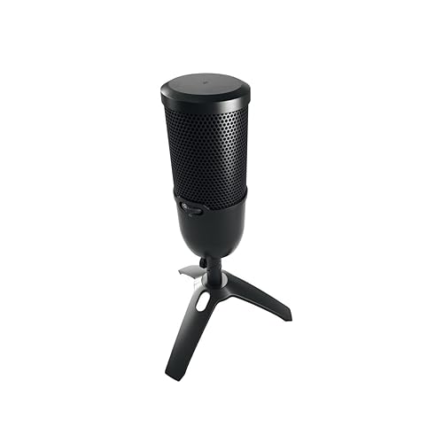 Cherry UM Series 3.0, 6.0 and 9.0 PRO RGB USB Microphone for PC, Mac, Gaming, Recording, Streaming, Podcasting, Studio and Computer Condenser. (UM 3.0 Black)