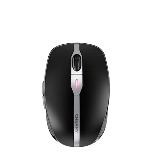 Cherry MW 9100 Wireless Rechargeable Mouse Bluetooth or 2.4 GHz AES-128 encryption Black