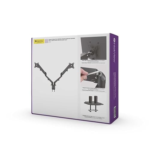 IntekView Dual Monitor Mount with Gas Spring