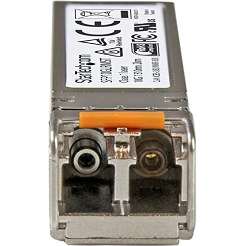 StarTech.com Cisco SFP-10G-LRM Compatible SFP+ Module - 10GBASE-LRM - 10GbE Multimode Fiber MMF Optic Transceiver - 10GE Gigabit Ethernet SFP+ - LC 200m - 1310nm - DDM Cisco Firepower, ASR9000, C9300 (SFP10GLRMST), Silver SFP-10G-LRM Single