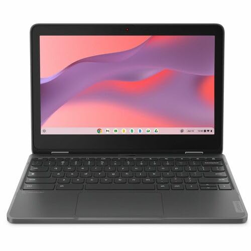 Lenovo 300e Yoga Chromebook Gen 4 82W2002KUS 11.6 Touchscreen Convertible 2 in 1 Chromebook - HD - Octa-core (ARM Cortex A76 + Cortex A55) - 8 GB - 64 GB Flash Memory - English Keyboard - Graphite Gr
