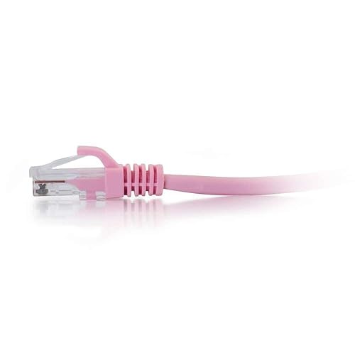 C2G 04049 Cat6 Cable - Snagless Unshielded Ethernet Network Patch Cable, Pink (7 Feet, 2.13 Meters) 7 Feet/ 2.13 Meters Pink