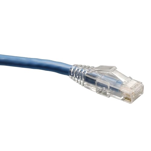 Tripp Lite 200ft Cat6 Gigabit Solid Conductor Snagless Patch Cable RJ45 M/M Blue 200