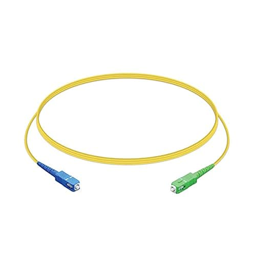 Ubiquiti Networks UFiber PatchCord UPC/APC SC/UPC to SC/APC, UF-SM-Patch-UPC-APC (SC/UPC to SC/APC 2.0mm Jacket PVC 1.5m Length)