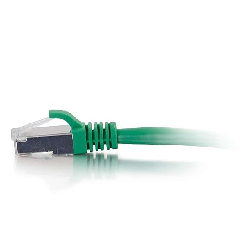 C2G 00841 Cat6 Cable - Snagless Shielded Ethernet Network Patch Cable, Green (35 Feet, 10.66 Meters) 35 Feet Green