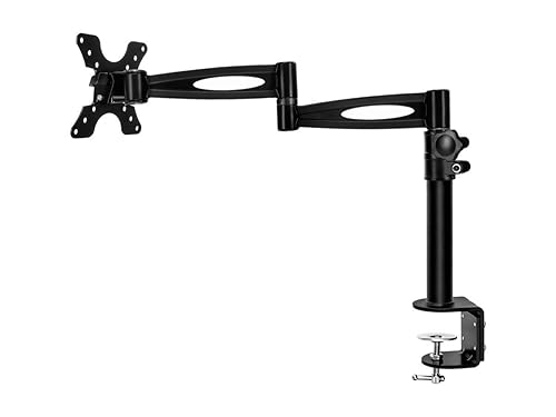 Monoprice 105402 3-Way Adjustable Tilting Monitor Desk Mount Bracket, Black