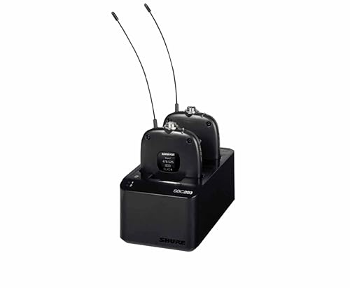 Shure SBC203-US Dual Docking Station for SLX-D Transmitters and SB903 Battery Dual Docking Charger