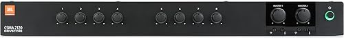JBL Professional CSMA2120 Commercial Series Two-Channel 120-Watt Powered Audio Mixer/Amplifier 120-Watt Two-channel