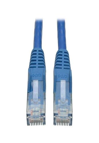 Tripp Lite Cat6 Gigabit Snagless Molded Patch Cable (RJ45 M/M) - Blue - 50 Piece Bulk Pack, 7-ft.(N201-007-BL50BP)