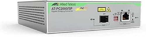 Allied Telesis - AT-PC2000/SP-960 - Allied Telesis PoE+ to SFP Switching Media Converter - Network (RJ-45) - 1x PoE+ (RJ-45) Ports - Gigabit Ethernet - 10/100/1000Base-T, 1000Base-X - 1 x Expansion