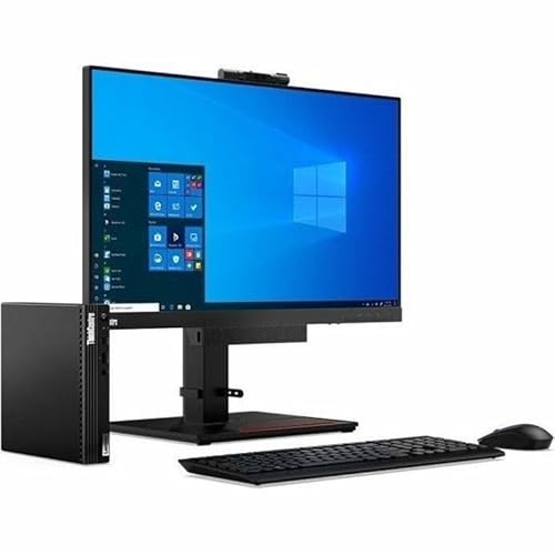 Lenovo ThinkCentre M75q Gen 2 11JN008GUX Desktop Computer - AMD Ryzen 3 PRO 5350GE - 8 GB - 256 GB SSD - Tiny - Black - AMD PRO 500 Chip - IGEL Linux - AMD Radeon Graphics DDR4 SDRAM - English Keyboar
