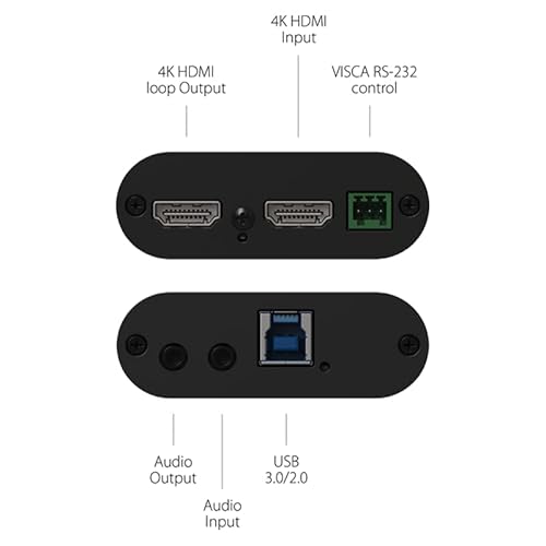 INOGENI 4KXUSB3 4K Ultra HD to USB 3.0 with HDMI Loop and VISCA Port