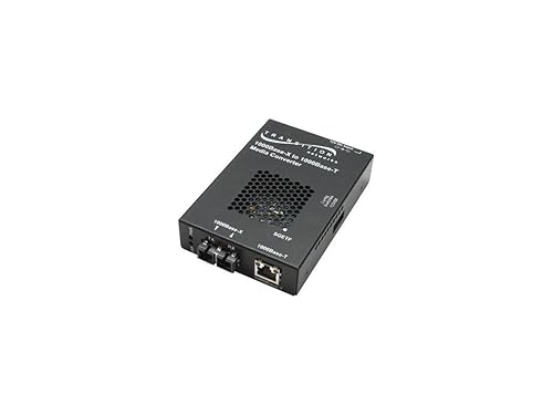 TRANSITION NETWORKS SGETF1013-110 Gigabit Standalone Media Cvtr 1000B-T-1000B-SX 850NM Mmsc 220M