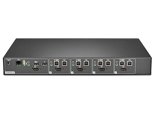 Vertiv Cybex SC800 Secure KVM | Single Head | 4 Port Universal and DPP | NIAP Version 4.0 Certified (SC845DPH-400)