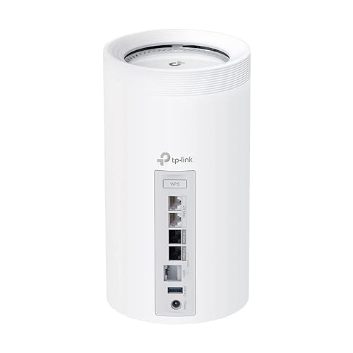 TP-Link Deco BE33000 Quad-Band WiFi 7 Mesh System (Deco BE95) - Coverage up to 7800 Sq.Ft, AI-Driven Smart Antennas, 10G Multi-Gig Ethernet ports, Replaces Router and Extender 2-Pack Wi-Fi 7 | BE33000,10G Port 2-Pack