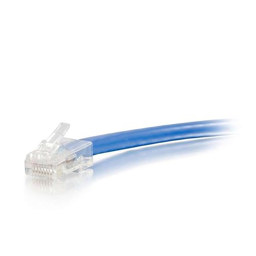 C2G 04097 Cat6 Cable - Non-Booted Unshielded Ethernet Network Patch Cable, Blue (15 Feet, 4.57 Meters) 15-feet Blue