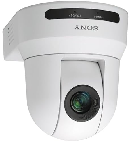 Sony Pro SRG-X40UHW.UC Standard PTZ Camera, White; Simple UVC or HDMI Connection; 30x Optical Zoom; 1/2.5 CMOS; DC 12V; 3840 x 2160 Max Resolution; Auto/Manual Focus; Day/Night; Image Stabilizer