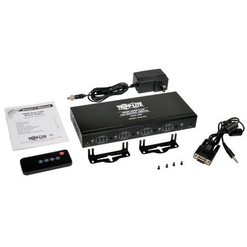 Tripp Lite 4x4 HDMI Over Cat5 Matrix Splitter Switch , Transmitter for Video and Audio, 1920x1200 1080p at 60Hz(B126-4X4) 4 Port Transmitter Matrix