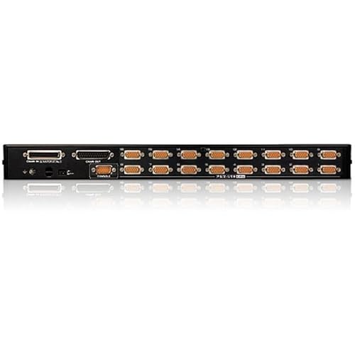16PORT PS/2 USB CS1716A KVM Switch 1U Rm with Cables