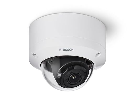 Bosch NDV-5703-AL Fixed Indoor Dome, 5100i Series 5MP HDR 3.2-10.5mm Motorized Lens, 3x Optical Zoom, I/O, IP Dome Camera, H.264/H.265 and IVA Pro Buildings, IR, IP54, IK10, NDAA compliant White