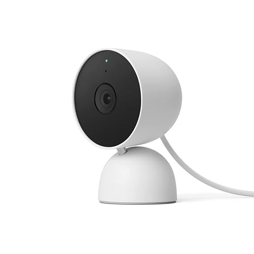 Google indoor Nest Security Cam 1080p (Wired) - 2nd Generation - Snow Snow 1 Count (Pack of 1) Security Cam (Wired) - 2nd Gen