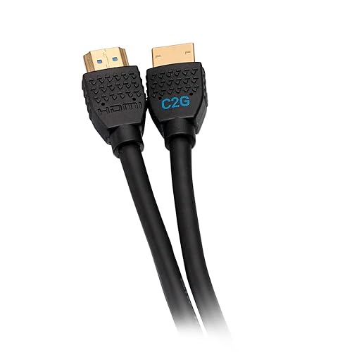 C2G 50185 Premium 4K High Speed HDMI Cable with Ethernet, 4K 60Hz, Black (12 Feet, 3.65 Meters)