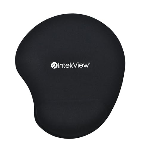Rounded Gel Wrist Mouse pad Black 160g