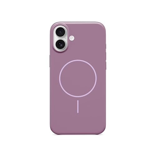 Beats iPhone 16 Plus Case with MagSafe and Camera Control, Scratch-Resistant Protective Cover, Slim Fit, Microfiber Lining - Sunset Purple