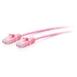 C2G 2.1M (7Foot) CAT6A Extra Flexible Slim Ethernet Cable, Ideal for use with Router, Modem, Internet,Wifi boxes, Xbox, PS5, Smart TV, SKY Q, IP Camera. Delivering Ultra Fast Internet Speeds. PINK Pink 7 Foot