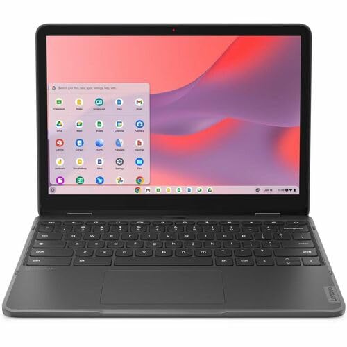 Lenovo 500e Yoga Chromebook Gen 4 82W40030US 12.2 Touchscreen Convertible 2 in 1 Chromebook - WUXGA - 60 Hz - Intel N-Series N100-8 GB - 64 GB Flash Memory - English Keyboard - Graphite Gray - Inte