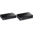 TRENDnet 8-Port Gigabit Desktop Switch, TEG-S83, 8 x Gigabit RJ-45 Ports, Black & 5-Port Gigabit Desktop Switch, TEG-S51, 5 x Gigabit RJ-45 Ports, 10Gbps Switching Capacity, Black 8-Port Gigabit + 5-Port Gigabit