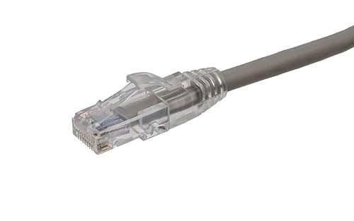 Axiom 6-INCH CAT6 550mhz Patch Cable Clear-Snagless Universal Boot (Gray)