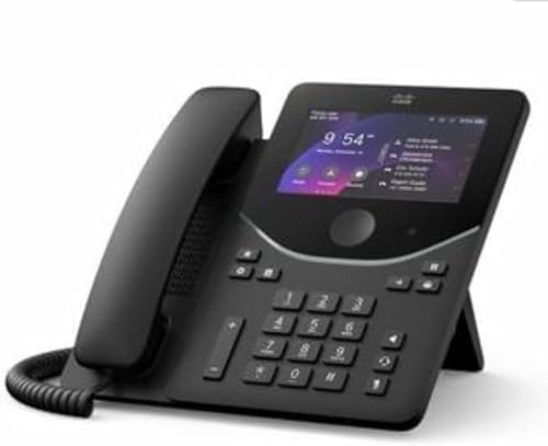 Cisco DP-9871 IP Phone - Corded - Corded/Cordless - Bluetooth, Wi-Fi - Desktop, Wall Mountable - Carbon Black - VoIP - 5 LCD - IEEE 802.11a/b/g/n/ac - 2 x Network (RJ-45) - PoE Ports