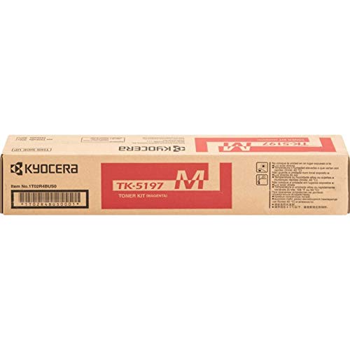 Kyocera 1T02R4BUS0 Model TK-5197M Magenta Toner Cartridge for use with Kyocera TASKalfa 306Ci A4 Color Multifunctional Printers, Up to 7000 Pages Yield at 5% Average Coverage