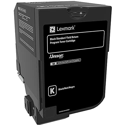 Lexmark Black Return Program Toner Cartridge for US Government, 7000 Yield (74C0SKG)
