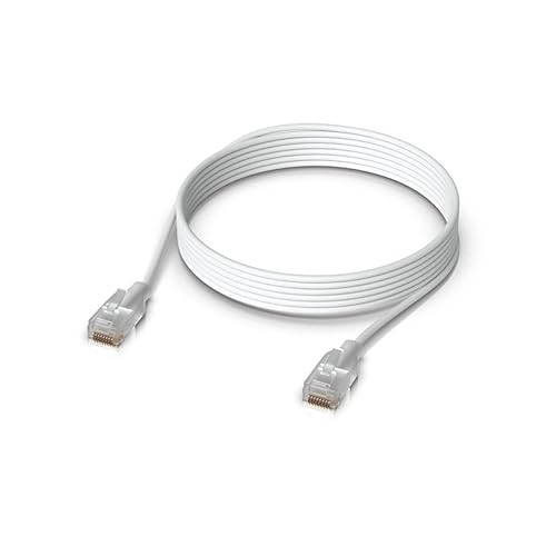 Ubiquiti UACC-Cable-Patch-EL-3M-W Networking Cable Translucent,White Cat6