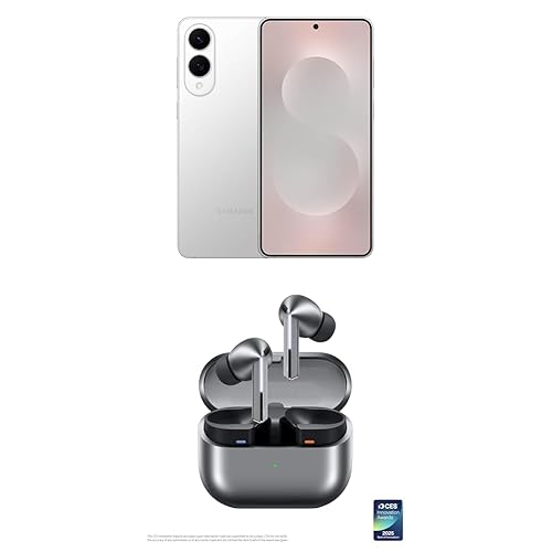 Samsung Galaxy S25 Edge 512GB Unlocked AI Smartphone, Titanium Silver w/Galaxy Buds 3 Pro AI True Wireless Bluetooth Earbuds, Silver Titanium Silver 512GB S25 Edge Phone w/ Buds 3 Pro