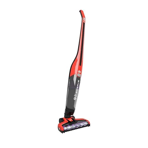 Dirt Devil Power Swerve Pet, Lightweight Cordless Stick Upright Vacuum Cleaner, for Carpet and Hard Floors, BD22052V, Red