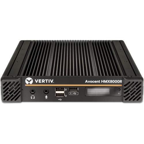 Avocent Vertiv HMX8000R - IP KVM Receiver | 4K Video 10 GbE | 4 USB2.0 | High Performance KVM (HMX8000R-400)