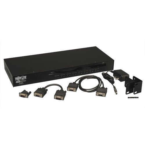 Tripp Lite B042-016 16-Port 1U Rackmount USB PS2 KVM Switch with On-Screen Display 16 Port