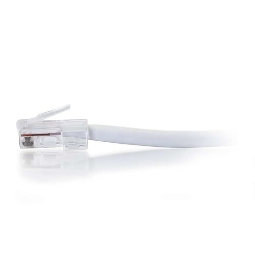C2G 04252 Cat6 Cable - Non-Booted Unshielded Ethernet Network Patch Cable, White (150 Feet, 45.72 Meters)