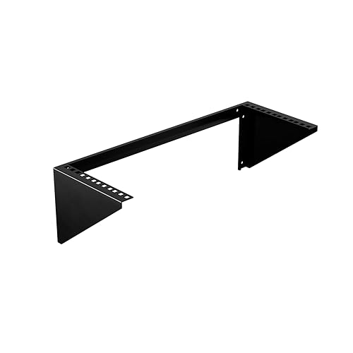 IOGEAR 4U 19 Deep Vertical Wall Mount Server Rack, 125 lb Capacity for mounting AV/Network/Server/Data Equipment, GRWV4U