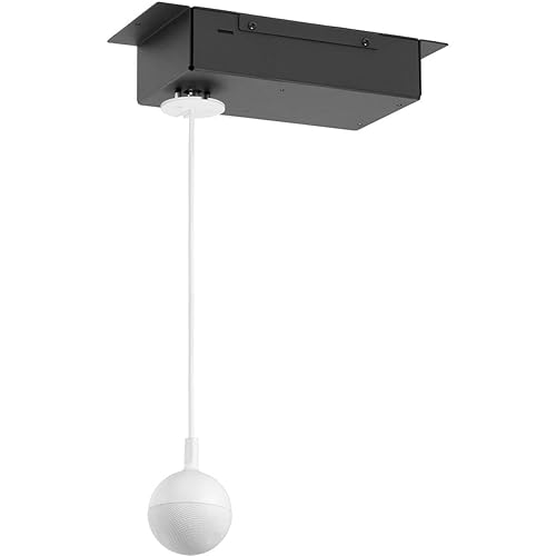 EasyIP CeilingMIC D Wired Microphone - 3 ft - 100 Hz to 16 kHz - Uni-Directional - Ceiling Mount - RJ-45