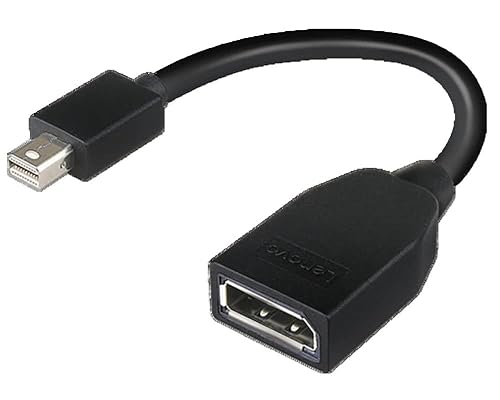 Lenovo DisplayPort Adapter - 6.9 in - Mini DisplayPort (M) to 20 Pin DisplayPort (F) - for ThinkPad T470s