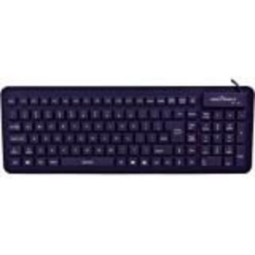 Seal Glow Silicone Keyboard W/Magnetic Backing - Backlit Dishwasher Safe & Anti