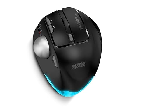 Ergo PRO MAX: Bluetooth and 2.4GHZ Ergonomic Mouse with TRACKBALL and Adjustable TILT