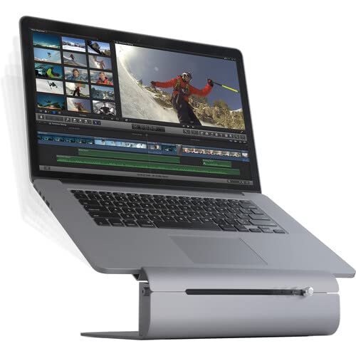 Rain Design iLevel2 Adjustable Height Laptop Stand (Patented) (Space Gray)