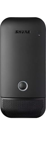 Shure ULXD6/C Wireless Boundary Microphone Transmitter, Cardioid, Black - for Tabletop use at Meetings and Events, Very Low Latency | G50 Band (ULXD6/C=-G50) Black Cardioid G50 Band (470 – 534 MHz)